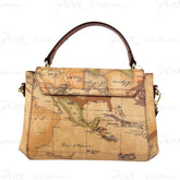 Alviero Martini - Tracollina Geo Classic con patta E054, Beige